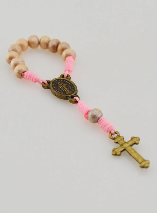 One Decade Rosary Miraculous Medal – Mini Size (pic 3)