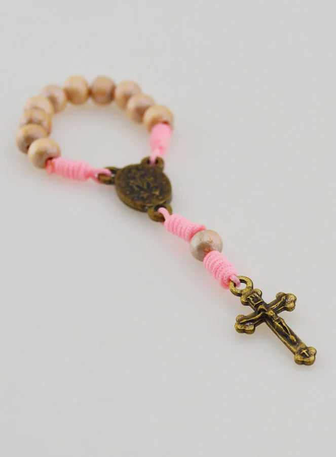 One Decade Rosary Miraculous Medal – Mini Size (pic 4)