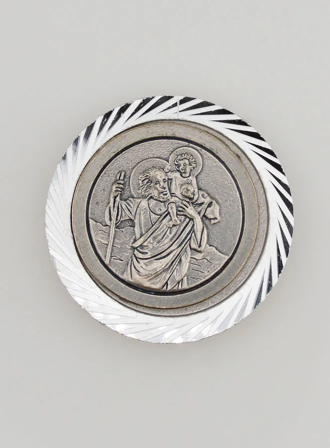Saint Christopher Car Badge Magnet – 35mm (pic 1)