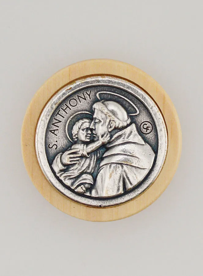 Car Badge Magnet Saint Anthony – 22mm (pic 1)