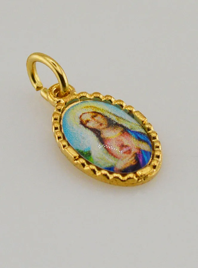 Twisted-Edge Medal 15mm – Sacred Heart of Mary (pic 3)