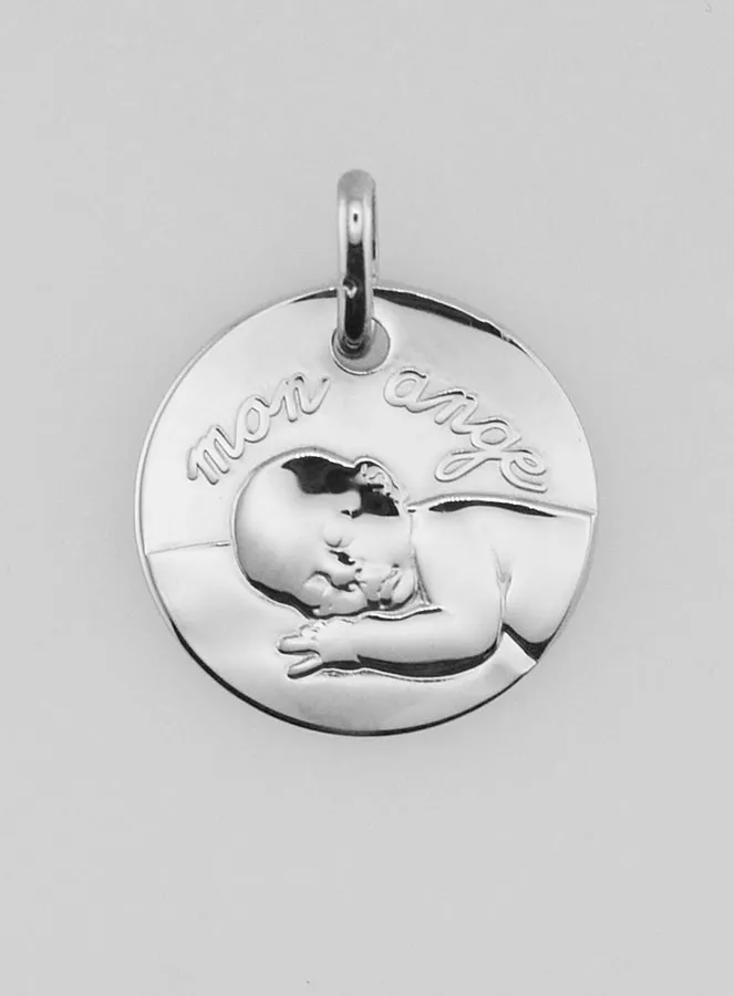 Silver Christening Medal – My Angel (pic 1)