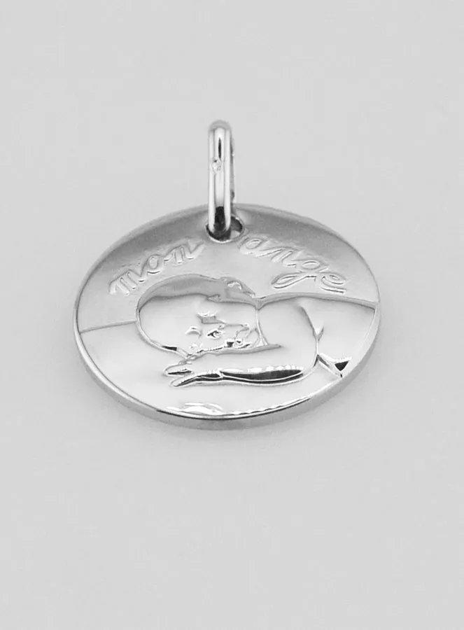 Silver Christening Medal – My Angel (pic 2)