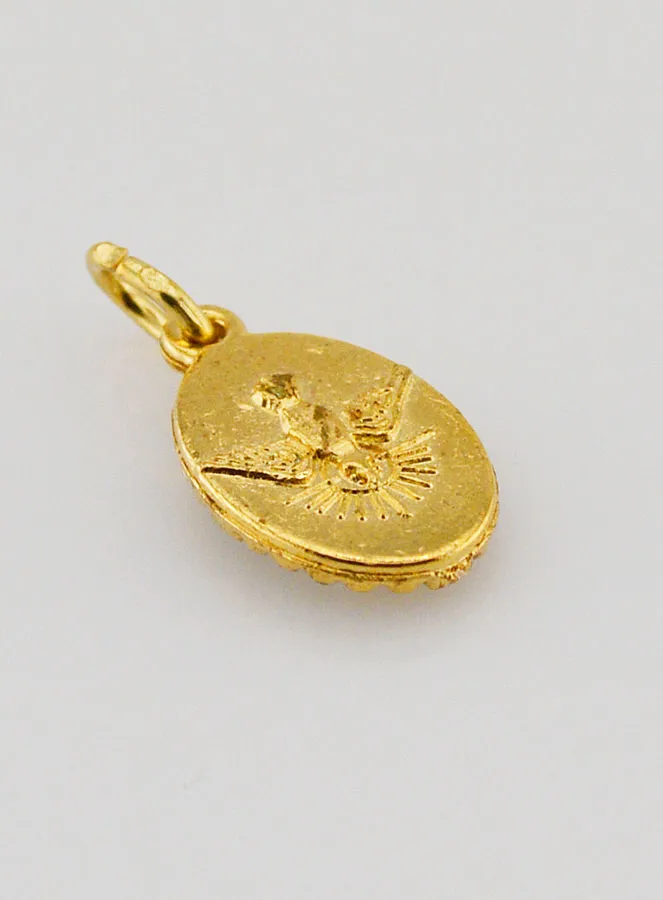 Twisted-Edge Medal 15mm – Our Lady of Lourdes (pic 4)