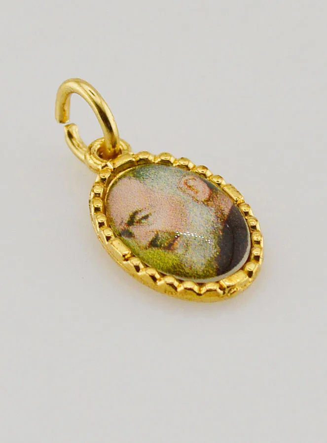 Twisted-Edge Medal 15mm – Padre Pio (pic 3)