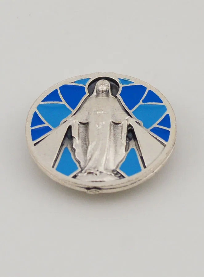 Enamel Car Magnet - Miraculous Virgin (pic 2)