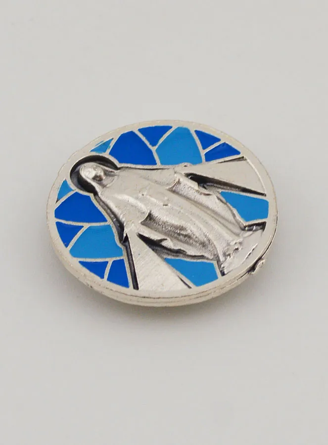 Enamel Car Magnet - Miraculous Virgin (pic 3)