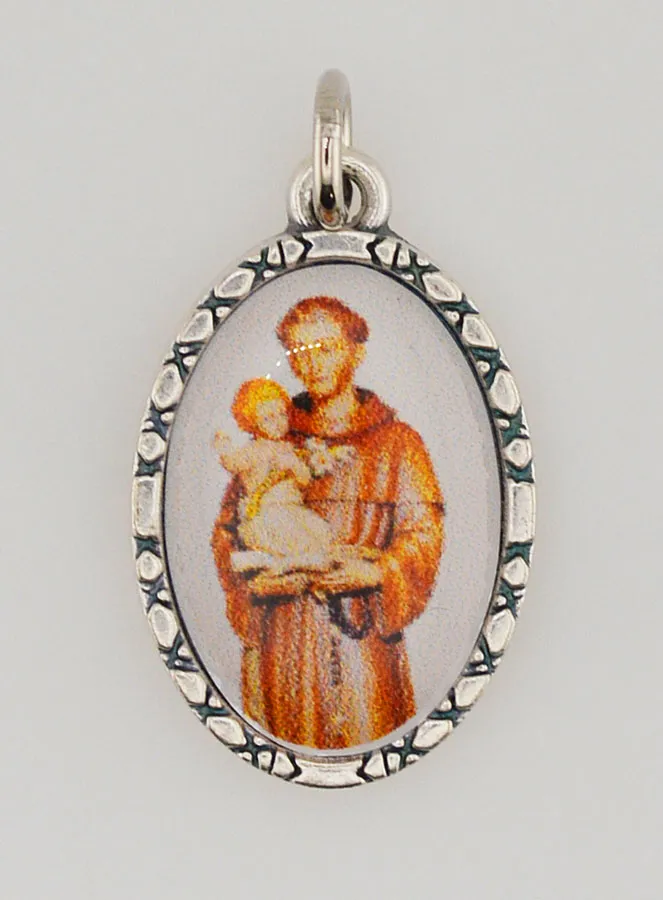 Twisted-Edge Medal 25mm – Saint Anthony (pic 1)