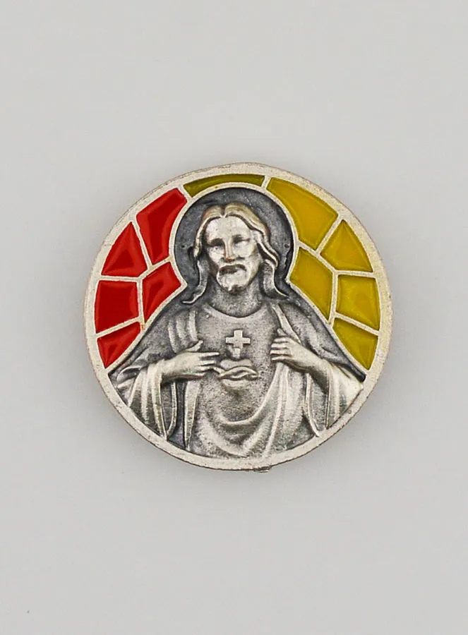 Car Badge Magnet – The Merciful Jesus (pic 1)
