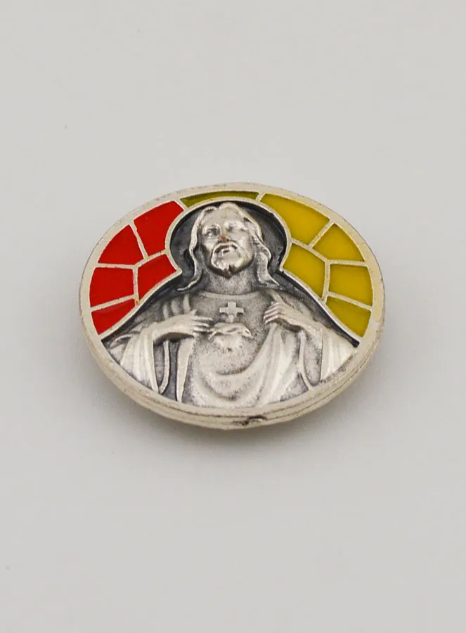 Car Badge Magnet – The Merciful Jesus (pic 2)