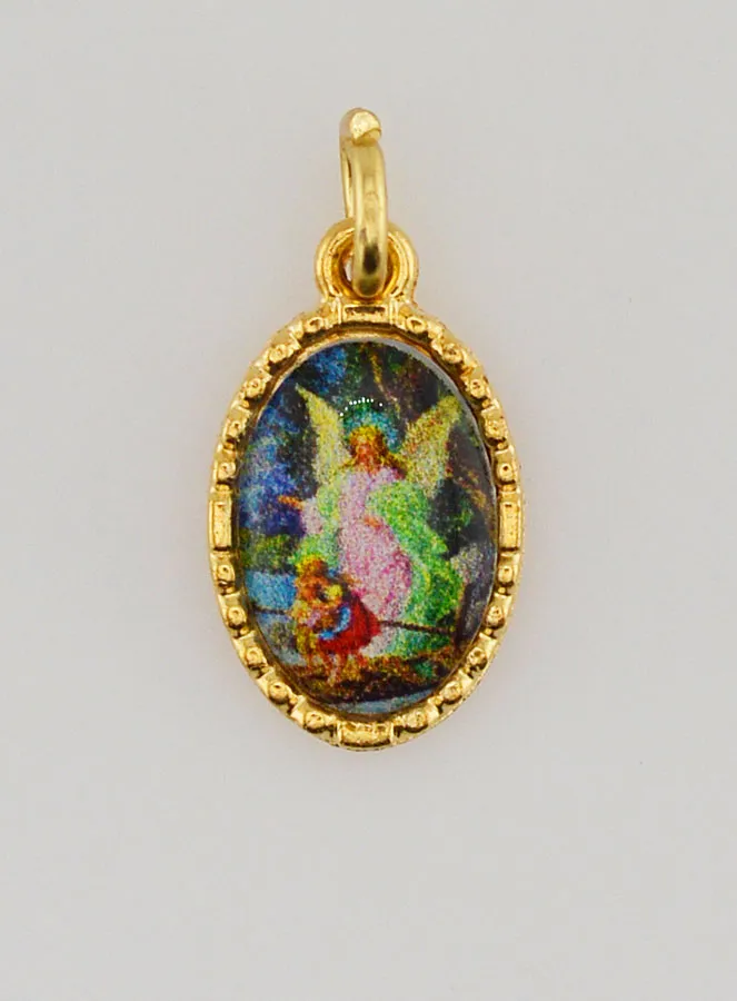 Twisted-Edge Medal 15mm – Guardian Angel (pic 1)