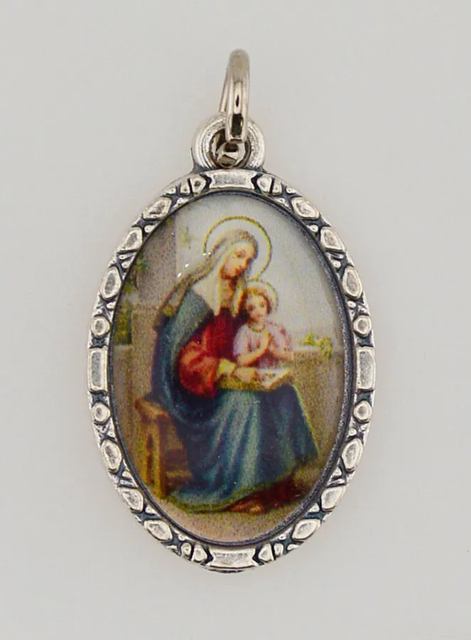 Twisted-Edge Medal 25mm – Saint Anne (pic 1)