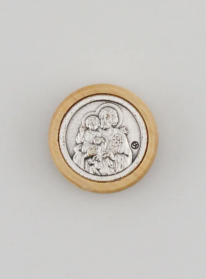 Saint Joseph Car Magnet Badge – 22mm (pic 1)