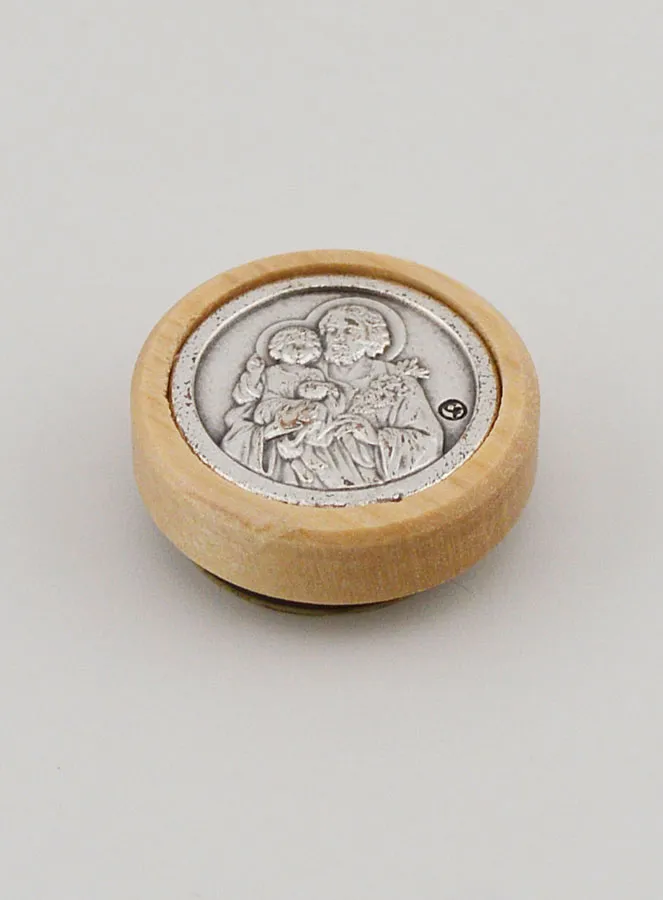 Saint Joseph Car Magnet Badge – 22mm (pic 2)