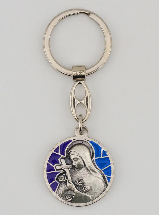 Saint Therese Enamel Keyring (pic 1)