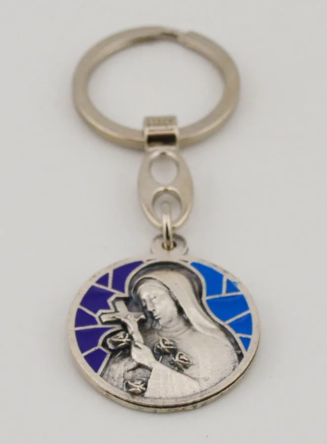 Saint Therese Enamel Keyring (pic 2)