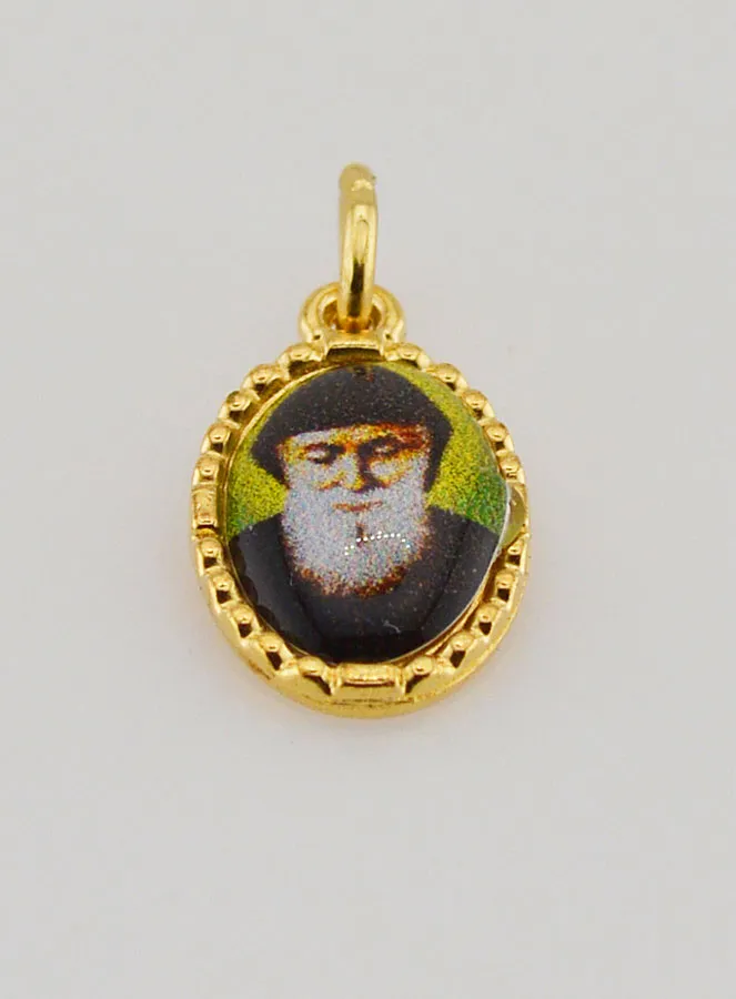Twisted-Edge Medal 15mm – Saint Charbel (pic 2)