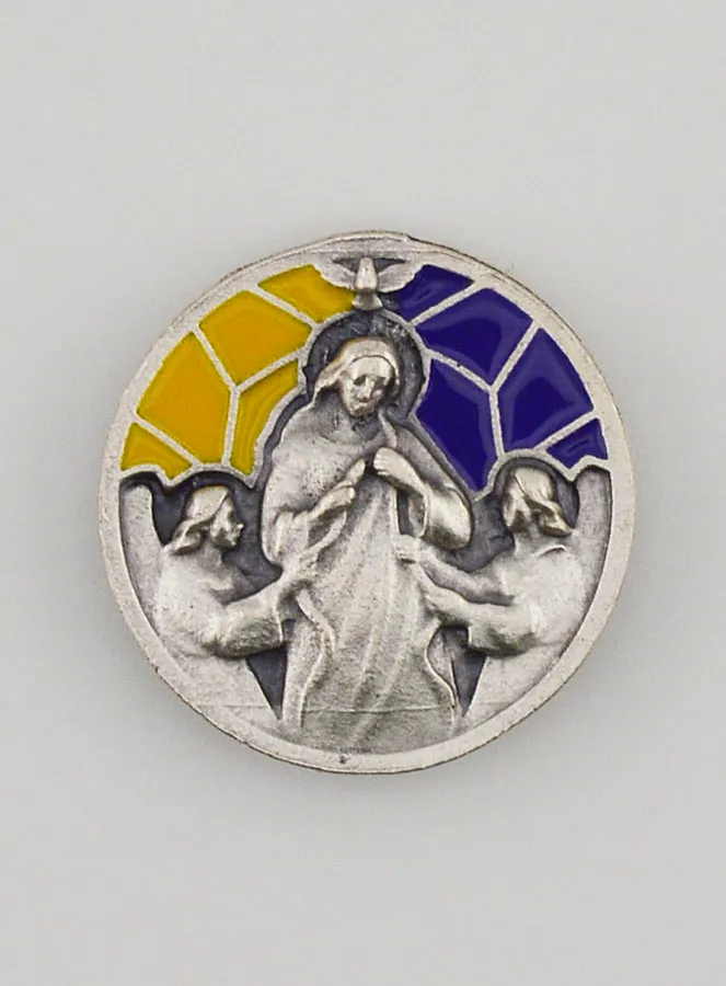 Car Badge Magnet – Our Lady Untier of Knots (pic 1)