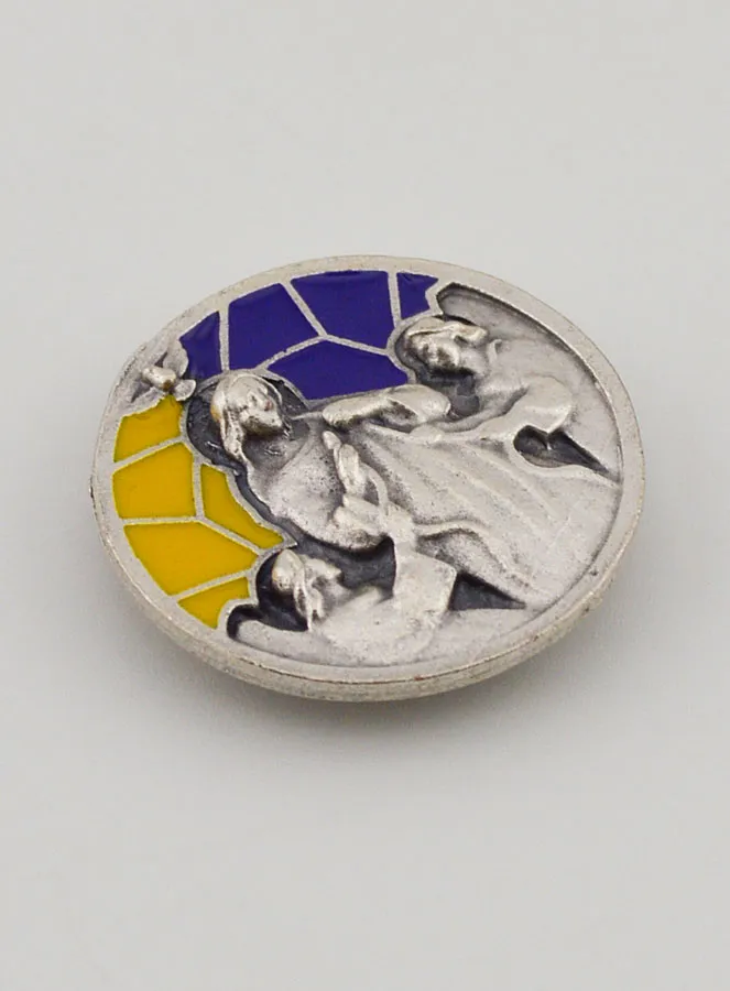 Car Badge Magnet – Our Lady Untier of Knots (pic 3)