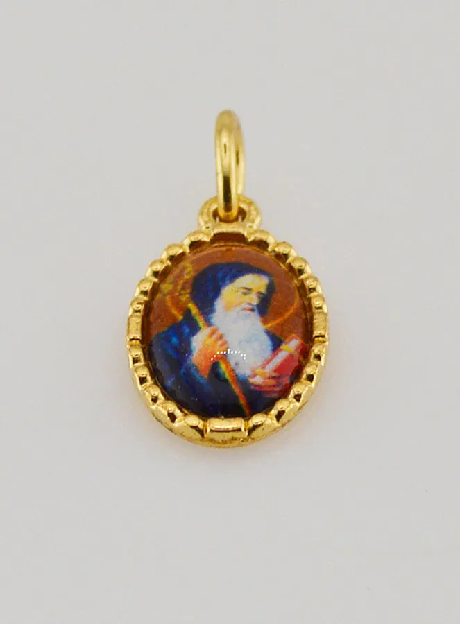 Twisted-Edge Medal 15mm – Saint Benedict (pic 2)