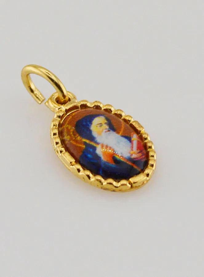 Twisted-Edge Medal 15mm – Saint Benedict (pic 3)
