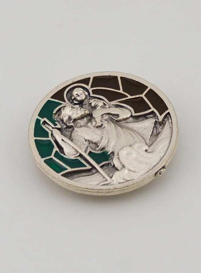 Car Badge Magnet – Saint Christopher (pic 3)