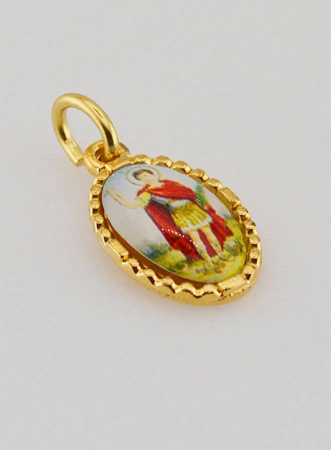 Twisted-Edge Medal 15mm – Saint Expeditus (pic 3)