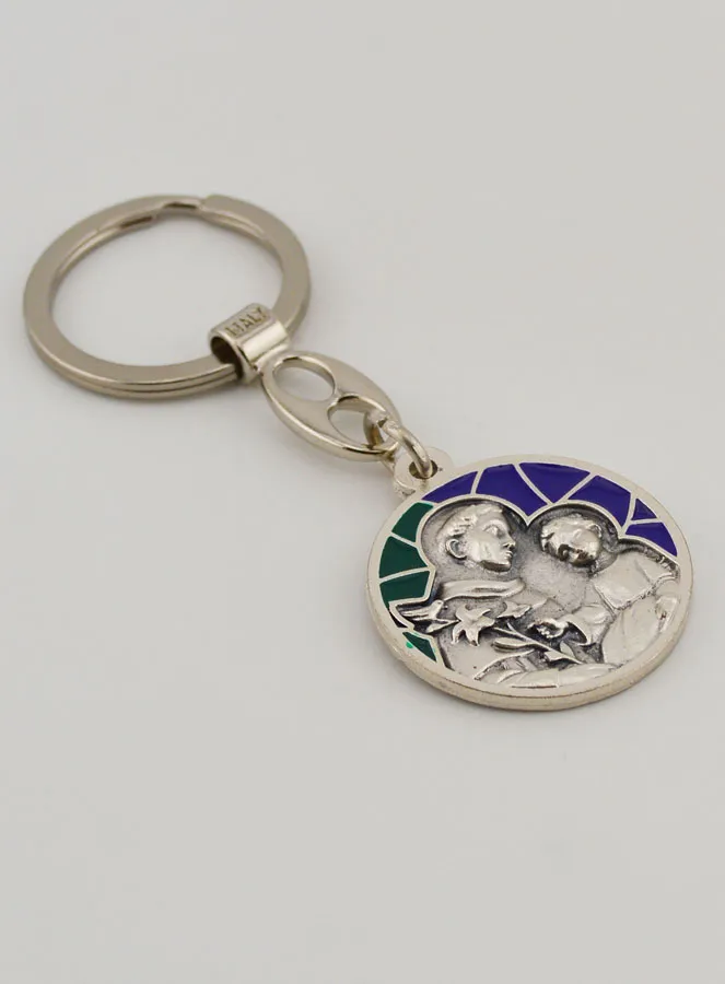 Saint Anthony Enamel Keyring (pic 3)
