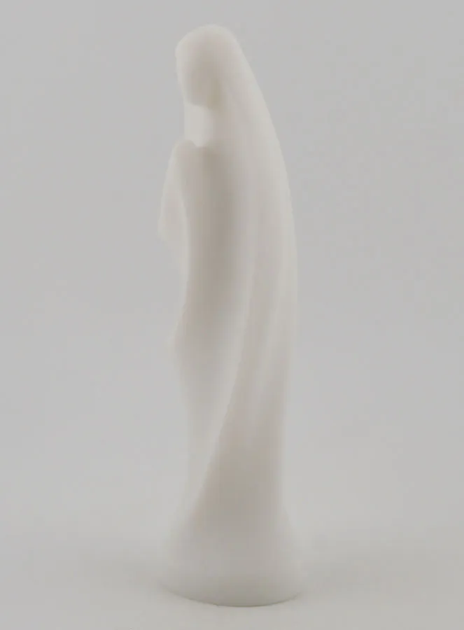 Modern Alabaster Statue of the Virgin Mary – 12cm (pic 2)