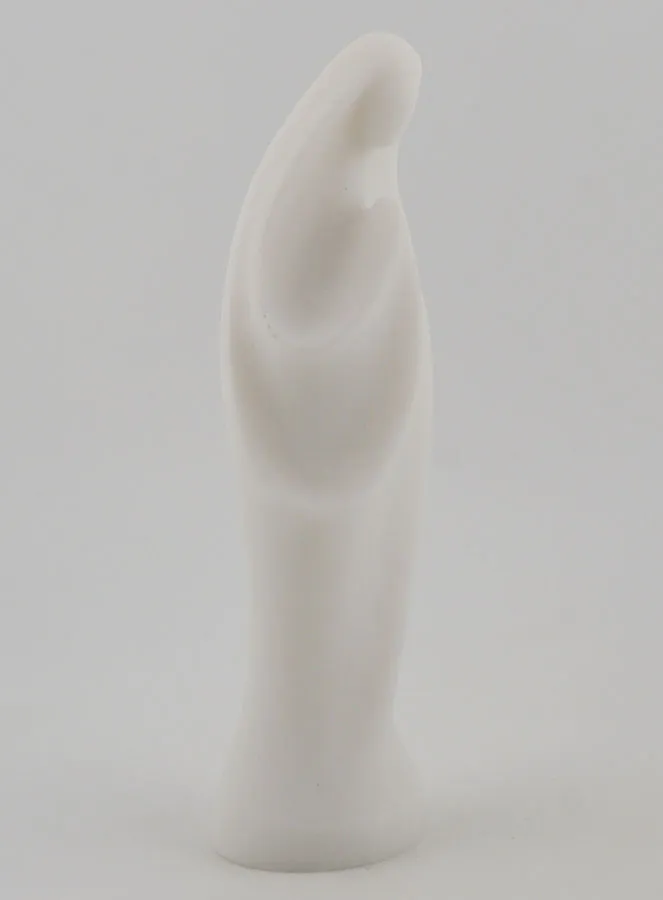 Modern Alabaster Statue of the Virgin Mary – 12cm (pic 3)
