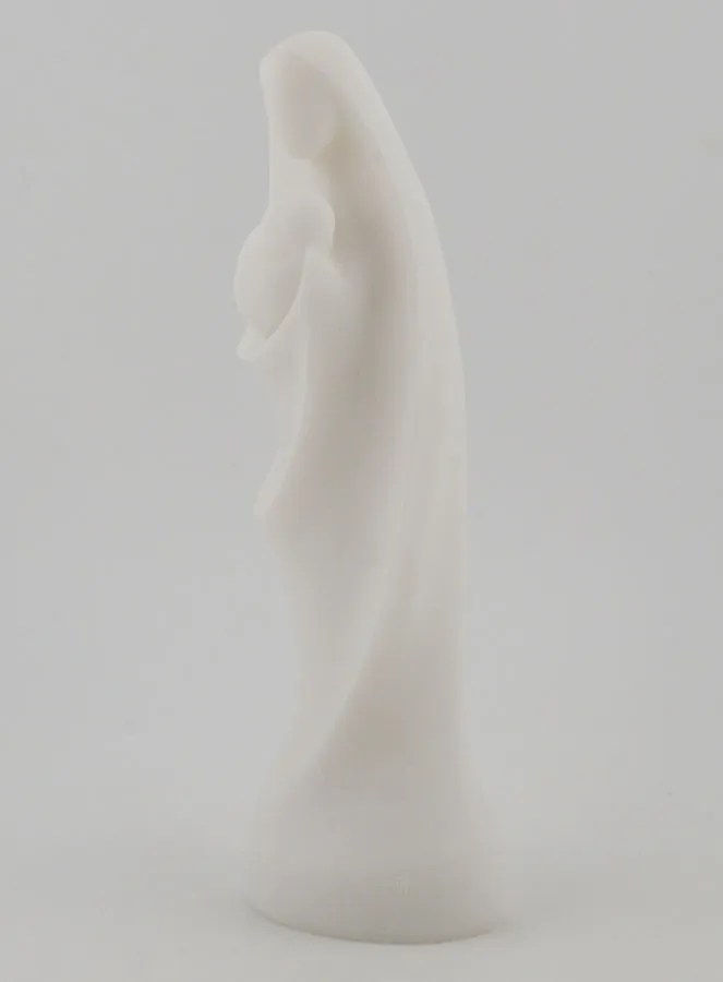 Alabaster Statue of the Virgin and Child – 12cm (pic 2)