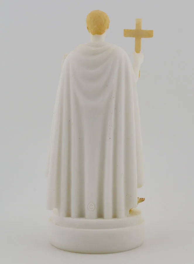 Painted Alabaster Statue of Saint Expedite – 12cm (pic 4)