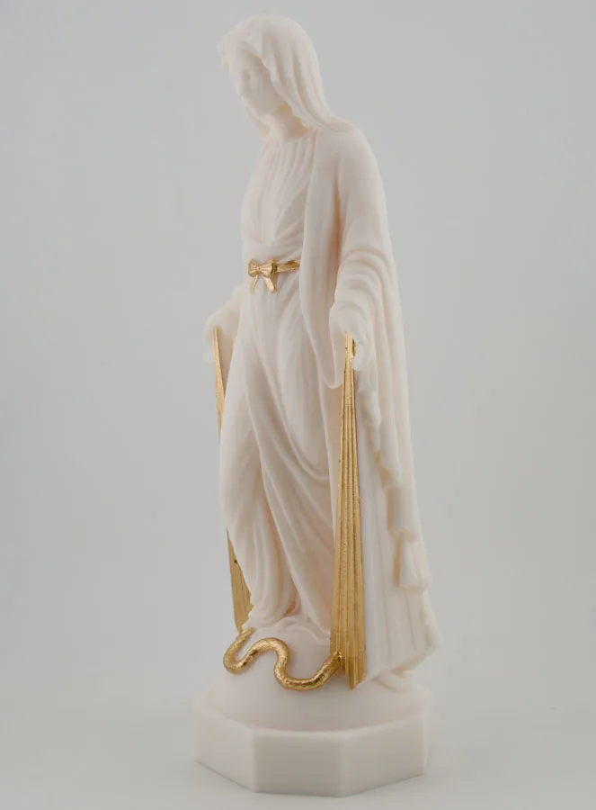 Statue of the Miraculous Virgin with Golden Rays – 23cm (pic 2)