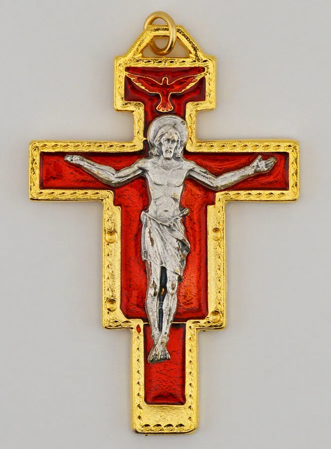 St Damien’s Cross – Red (pic 1)