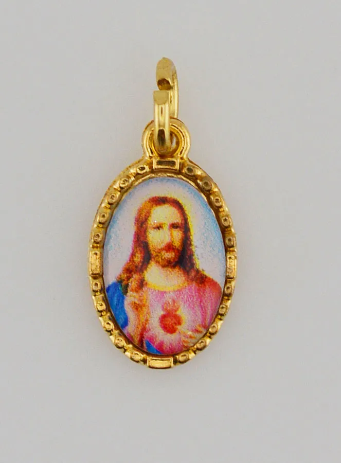 Twisted-Edge Medal 15mm – Sacred Heart of Jesus (pic 1)