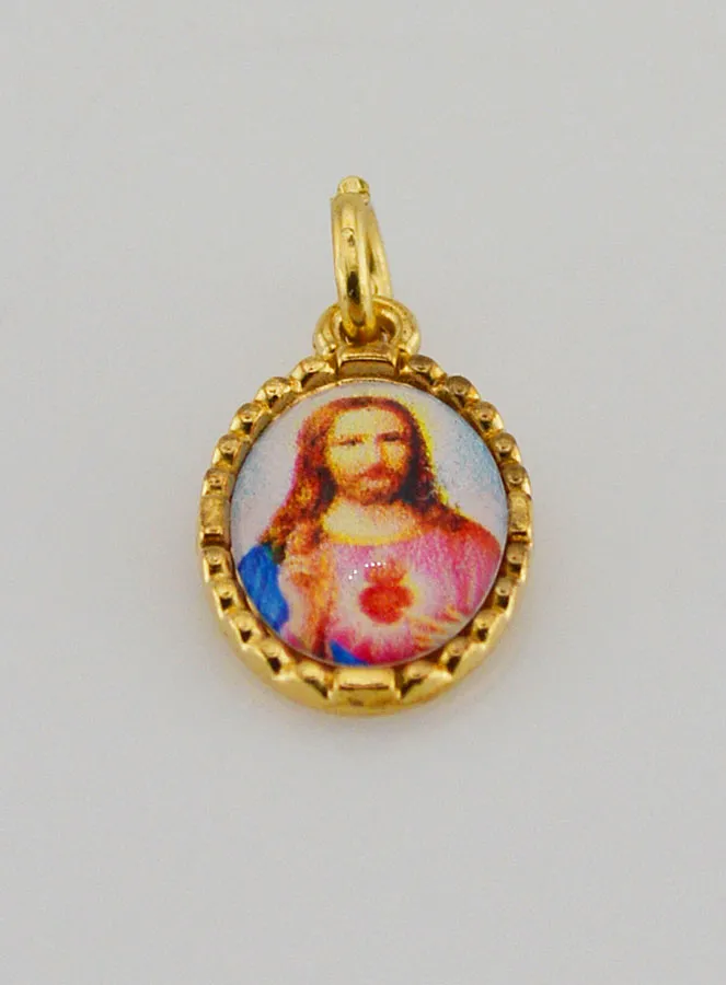 Twisted-Edge Medal 15mm – Sacred Heart of Jesus (pic 2)