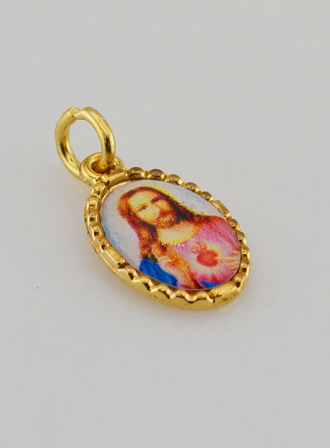 Twisted-Edge Medal 15mm – Sacred Heart of Jesus (pic 3)