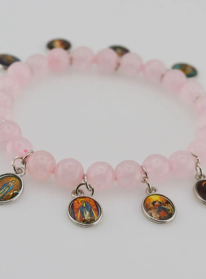 Bracelet of the 12 Saints – Pink Stones (pic 3)