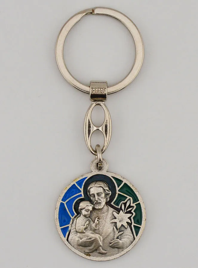 Saint Joseph Enamel Keyring (pic 1)