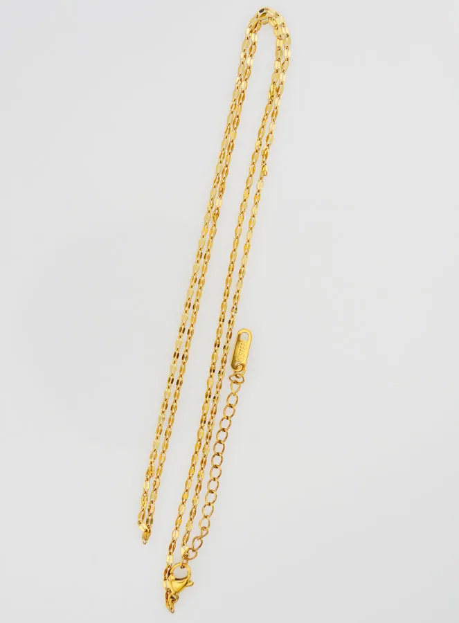 Golden Sequin Link Chain - 60cm (pic 3)