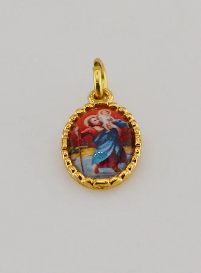 Twisted Edge Medal 15mm – Saint Christopher (pic 2)