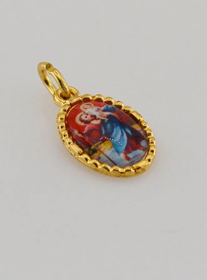 Twisted Edge Medal 15mm – Saint Christopher (pic 3)