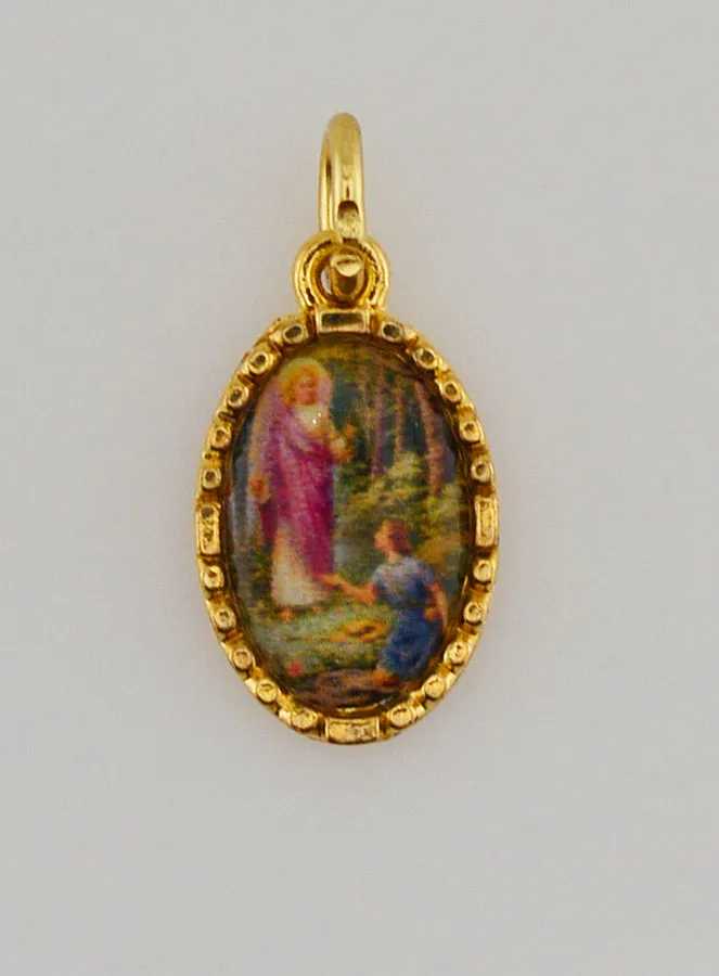 Twisted-Edge Medal 15mm – Saint Raphael the Archangel (pic 1)