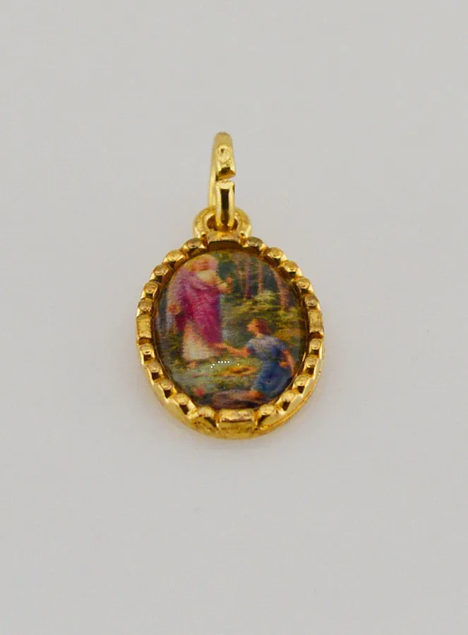 Twisted-Edge Medal 15mm – Saint Raphael the Archangel (pic 2)