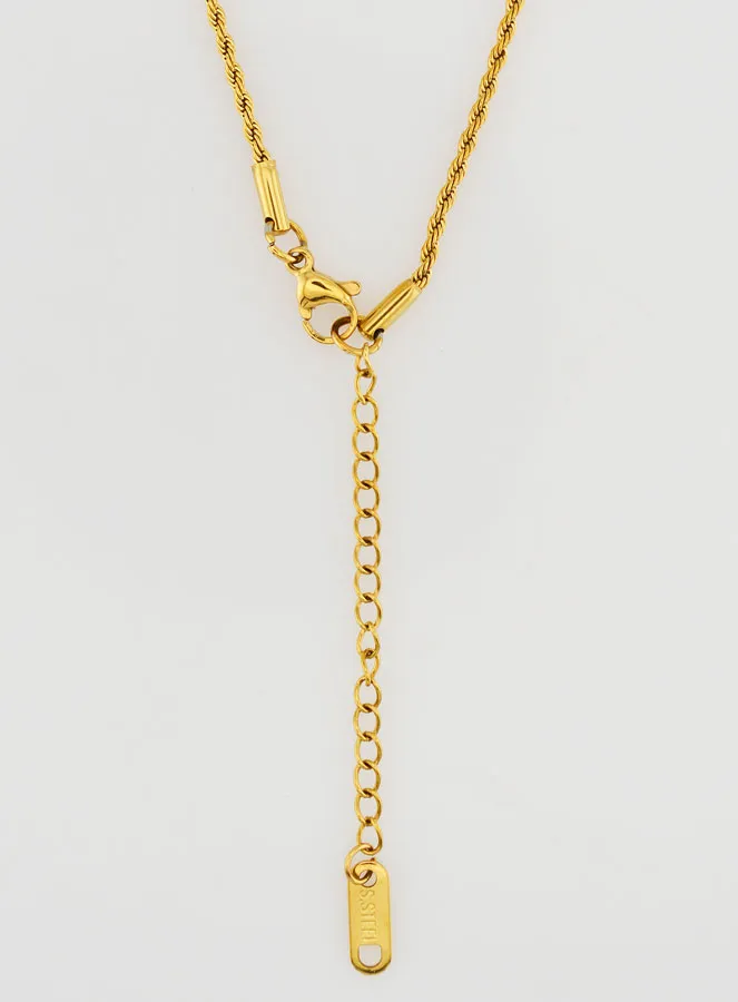 Twisted Link Golden Chain - 50cm (pic 2)