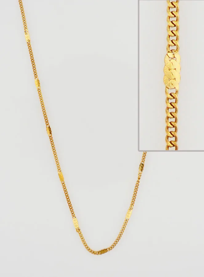 Golden Fancy Cuff Chain - 60cm (pic 1)