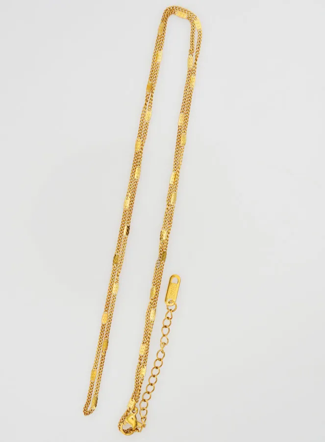 Golden Fancy Cuff Chain - 60cm (pic 3)