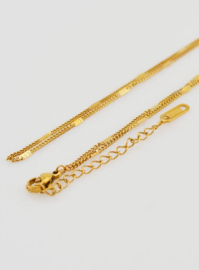Golden Fancy Cuff Chain - 60cm (pic 4)