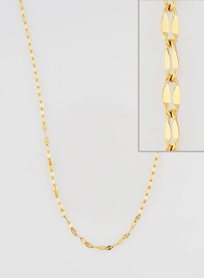Golden Sequin Link Chain - 50cm (pic 1)
