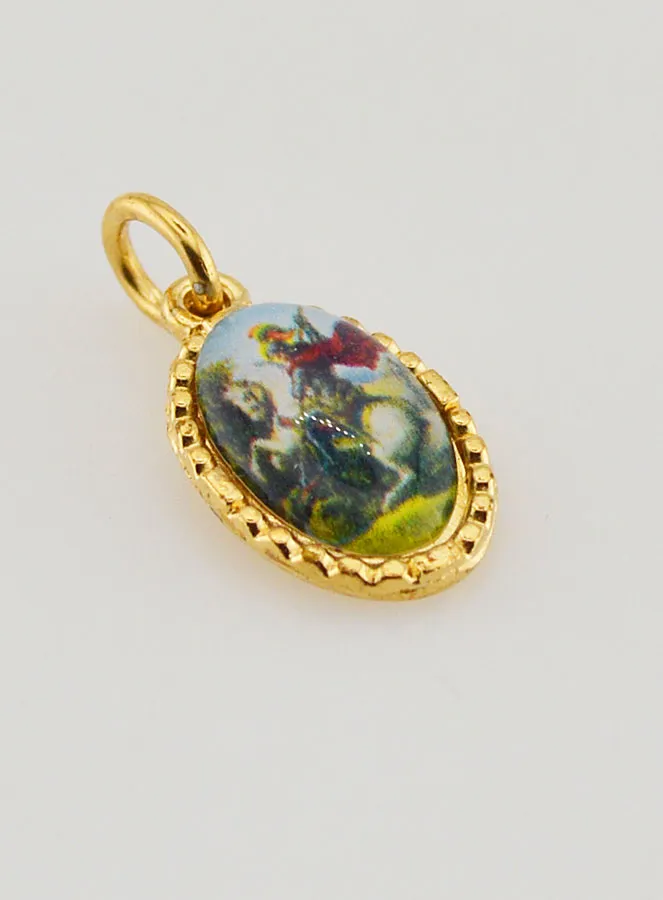 Twisted-Edge Medal 15mm – Saint George (pic 3)